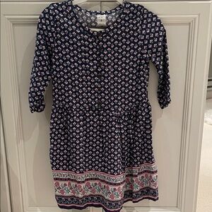 Carter's Navy Floral Kids Dress